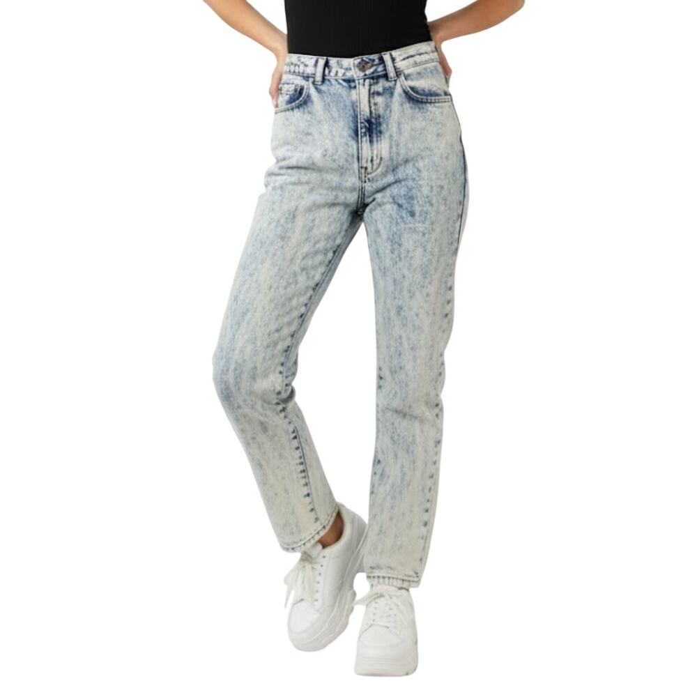 1980s Vintage Levis 900 Series Light Wash Acid Wash Straight Leg Jeans 14 28"